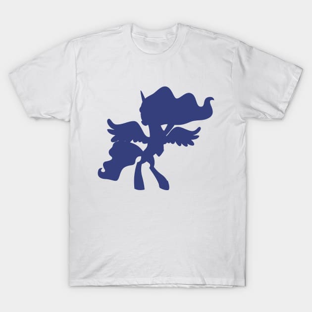 Princess Luna Silhouette T-Shirt by Wissle